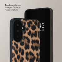 Selencia Coque de télephone Nova avec cordon et porte-cartes Samsung Galaxy A37 (5G) - Leopard