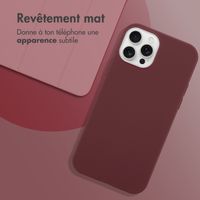 imoshion Coque Couleur Apple iPhone 12 (Pro) - Wine Red