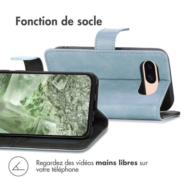 imoshion Étui de télephone portefeuille Google Pixel 8a - Bleu clair