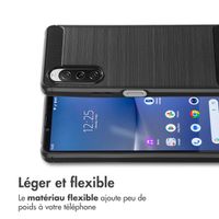 imoshion Coque Brushed Sony Xperia 10 V - Noir