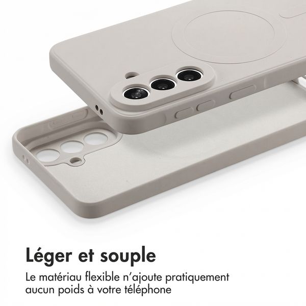 imoshion Coque Couleur avec MagSafe Samsung Galaxy A57 (5G) - Beige