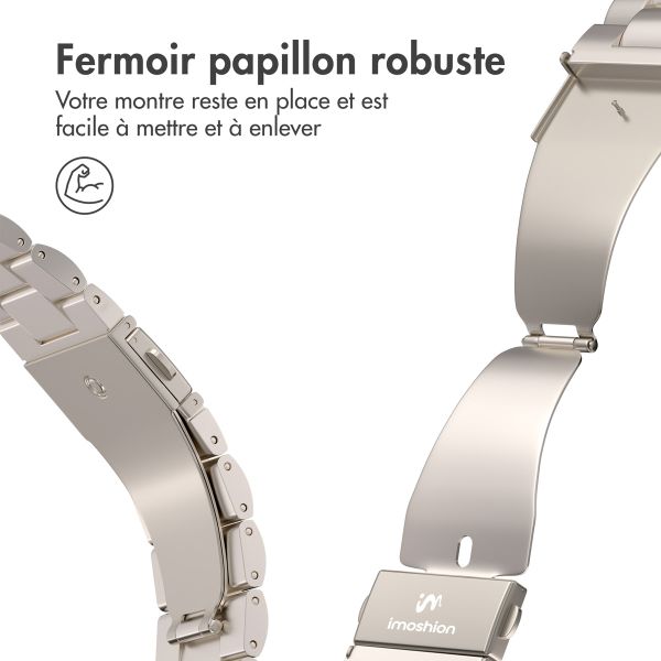 imoshion Bracelet acier Apple Watch | 44/45/46/49 mm - Starlight