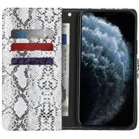 Etui de téléphone imprimé de serpent iPhone 11 Pro - Blanc