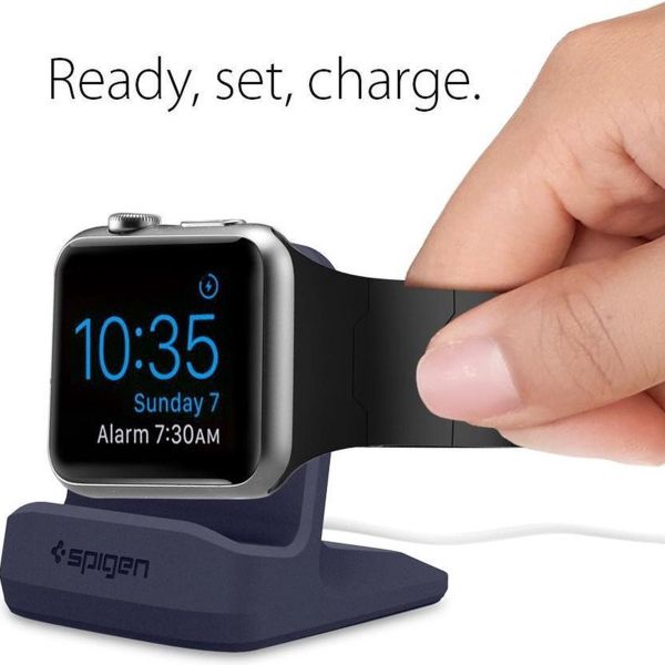 Spigen Apple Watch Night Stand - Bleu