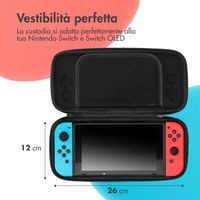 imoshion ﻿Etui Nintendo Switch - Etui pour la Nintendo Switch / Switch OLED - Noir