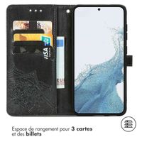 imoshion Etui de télephone Mandala Samsung Galaxy S23 - Noir