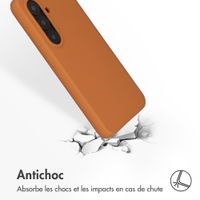 Accezz Coque Liquid Silicone avec MagSafe Samsung Galaxy S26 Plus - Orange