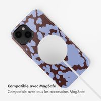 Selencia Coque arrière Vivid avec MagSafe Apple iPhone 14 - Moo'd Lavender Glow