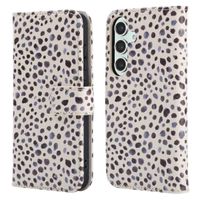imoshion Étui de télephone portefeuille Design Samsung Galaxy S25 - Black And White Dots