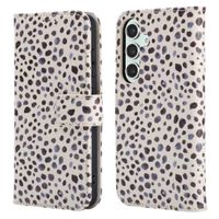 imoshion Étui de téléphone portefeuille Design Samsung Galaxy S25 - Black And White Dots