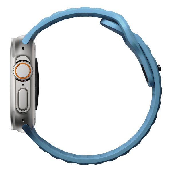 Nomad Bracelet Sport FKM Apple Watch Series 1-10 / SE / Ultra (2) - 42/44/45/46/49 mm - Electric Blue