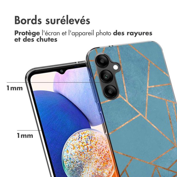 imoshion Coque Design Samsung Galaxy A14 (5G/4G) - Blue Graphic