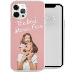 Concevez votre propre coque en gel Apple iPhone 12 (Pro) - Transparent