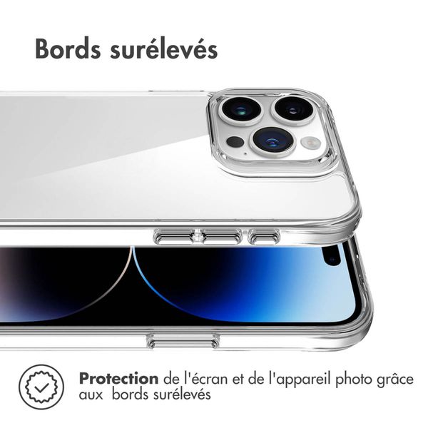imoshion Coque Rugged Air Apple iPhone 15 Pro Max - Transparent