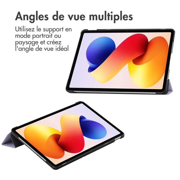 imoshion Coque tablette Design Trifold Xiaomi Redmi Pad 2 Pro - Flower Distance