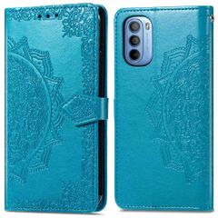 imoshion Etui de téléphone portefeuille Mandala Motorola Moto G14 - Turquoise