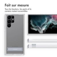 imoshion ﻿Coque Stand Samsung Galaxy S22 Ultra - Transparent