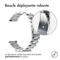 imoshion Bracelet en acier - Connexion universelle de 20 mm - Argent