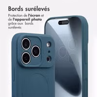 imoshion Coque Couleur avec MagSafe Apple iPhone 17 Pro - Bleu foncé