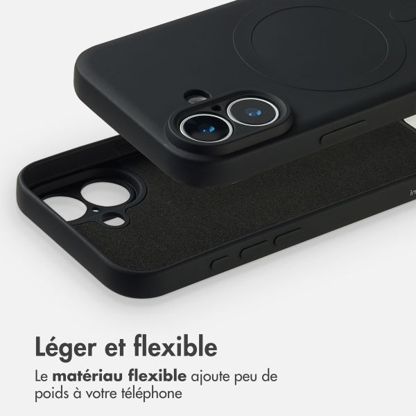 imoshion Coque Couleur avec MagSafe Apple iPhone 17 - Noir