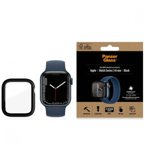 PanzerGlass Coque Full Body Apple Watch Serie 7 - 45 mm - Noir