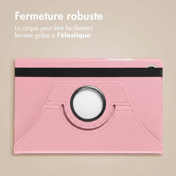 imoshion Coque tablette rotatif à 360° Samsung Galaxy Tab A9 8.7 pouces - Rose