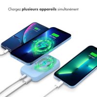 imoshion Batterie externe MagSafe 10.000 mAh - Batterie externe sans fil - Bleu ciel