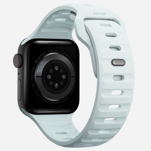 Nomad Bracelet Sport FKM Apple Watch Series 1 á 9 / SE (38/40/41 mm) | Series 10 (42 mm) - Icy Blue Glow