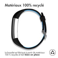 imoshion Bracelet sportif en silicone Fitbit Alta (HR) - Noir/Bleu