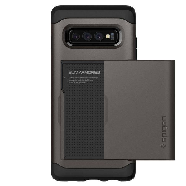 Spigen Coque Slim Armor CS Samsung Galaxy S10 - Gris