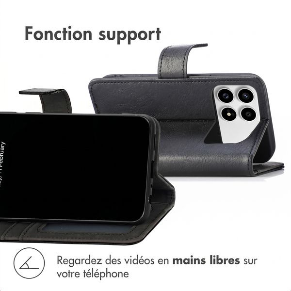 imoshion Étui de télephone portefeuille de luxe Xiaomi Poco F8 Pro - Noir