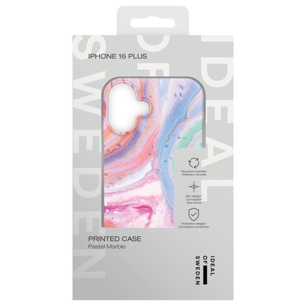 iDeal of Sweden Coque Fashion Apple iPhone 16 Plus - Pastel Marble