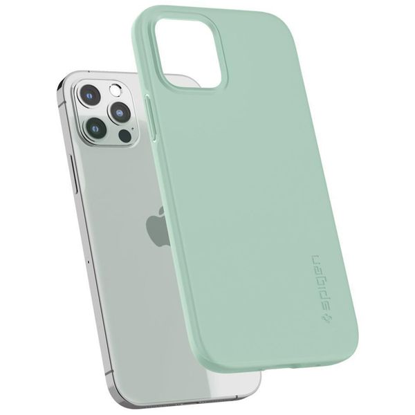 Spigen Coque Thin Fit Air iPhone 12 (Pro) - Mint