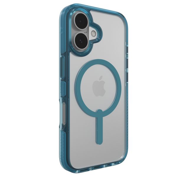 ZAGG Coque Santa Cruz Snap avec MagSafe Apple iPhone 16 - Clear / Blue