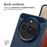 imoshion Coque Brushed Nothing Phone (3a) Pro - Bleu foncé