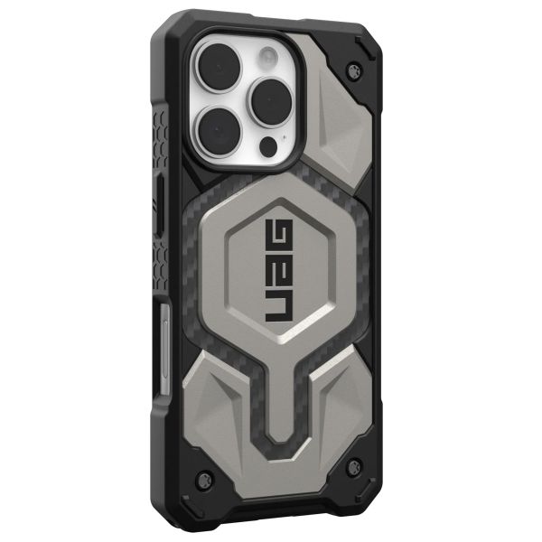 UAG Coque arrière Monarch Pro iPhone 16 Pro - Titanium