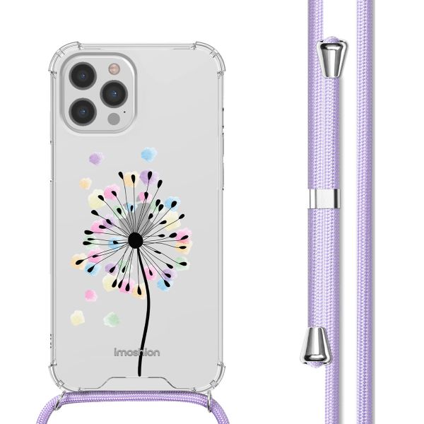 imoshion Coque Design avec cordon Apple iPhone 12 (Pro) - Sandstone Dandelion