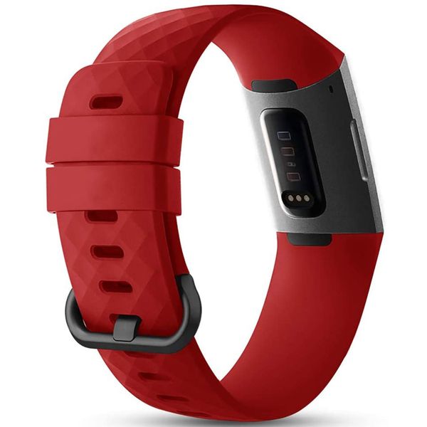 imoshion Bracelet silicone Fitbit Charge 3 / 4 - Rouge