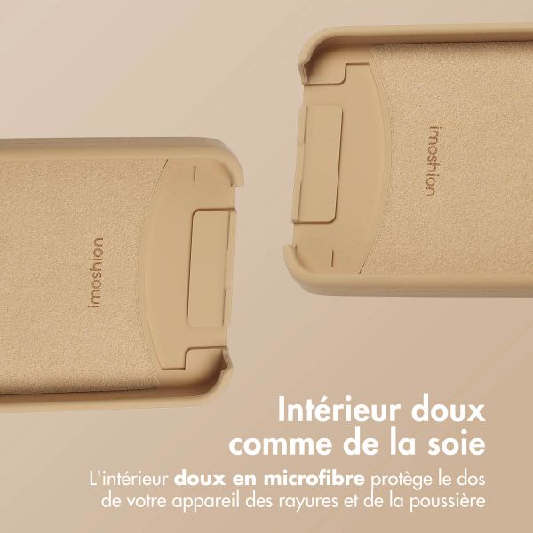 imoshion Coque arrière Color avec cordon amovible et MagSafe Apple iPhone 16e - Nude