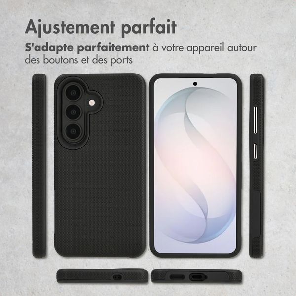 Accezz Coque Tough avec MagSafe Samsung Galaxy S26 - Noir