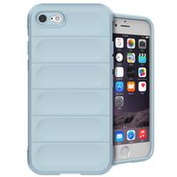 imoshion Coque arrière EasyGrip iPhone SE (2022 / 2020) / 8 / 7 - Bleu clair