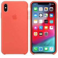 Apple Coque en silicone Apple iPhone Xs Max - Nectarine
