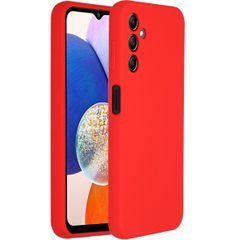 Accezz Coque Liquid Silicone Samsung Galaxy A14 (5G) - Rouge