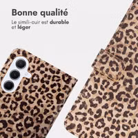 imoshion Étui de télephone portefeuille Design Samsung Galaxy A56 - Leopard Mood