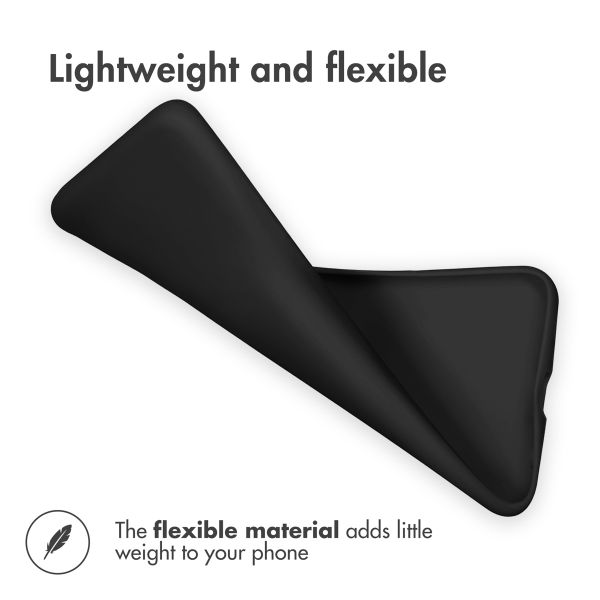 Accezz Coque Couleur Samsung Galaxy A33 - Noir