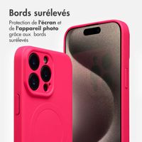 imoshion Coque Couleur avec MagSafe Apple iPhone 16 Pro - Neon Pink