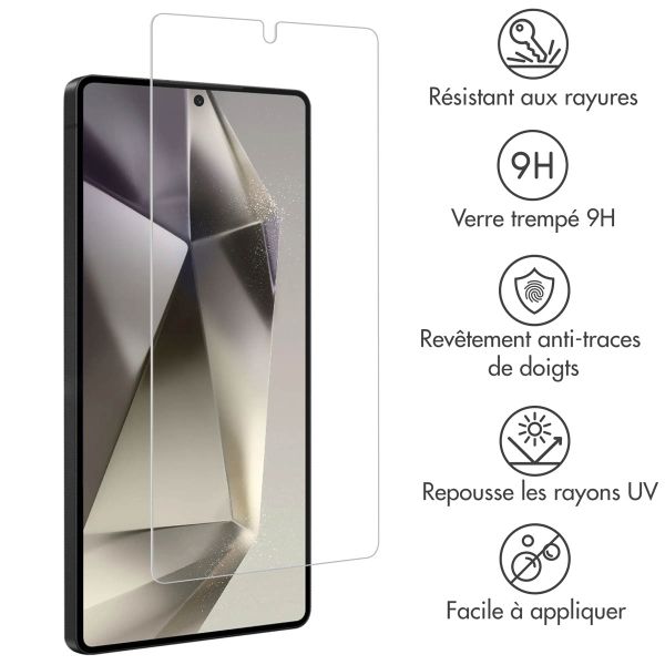 Accezz Protection d'écran en verre trempé Samsung Galaxy S25 Ultra
