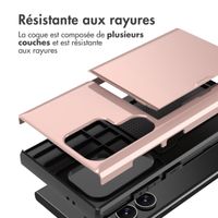 imoshion Coque arrière avec porte-cartes Samsung Galaxy S24 Ultra - Rose Doré