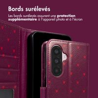 imoshion Étui de télephone portefeuille Design Samsung Galaxy A36 - Crush Check Coral Dust