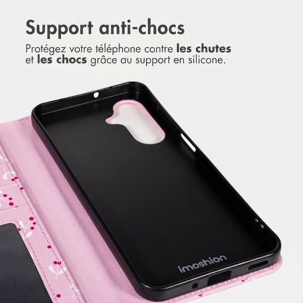 imoshion Étui de télephone portefeuille Design Samsung Galaxy A26 - Blush Berries